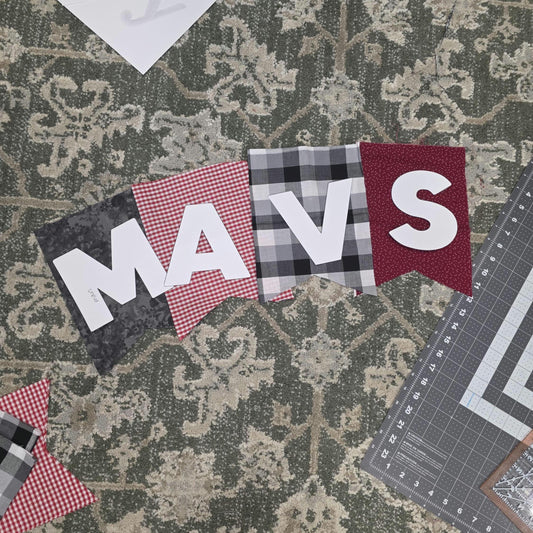 Personalized Name Banner - Handmade - Custom Quilt Banner