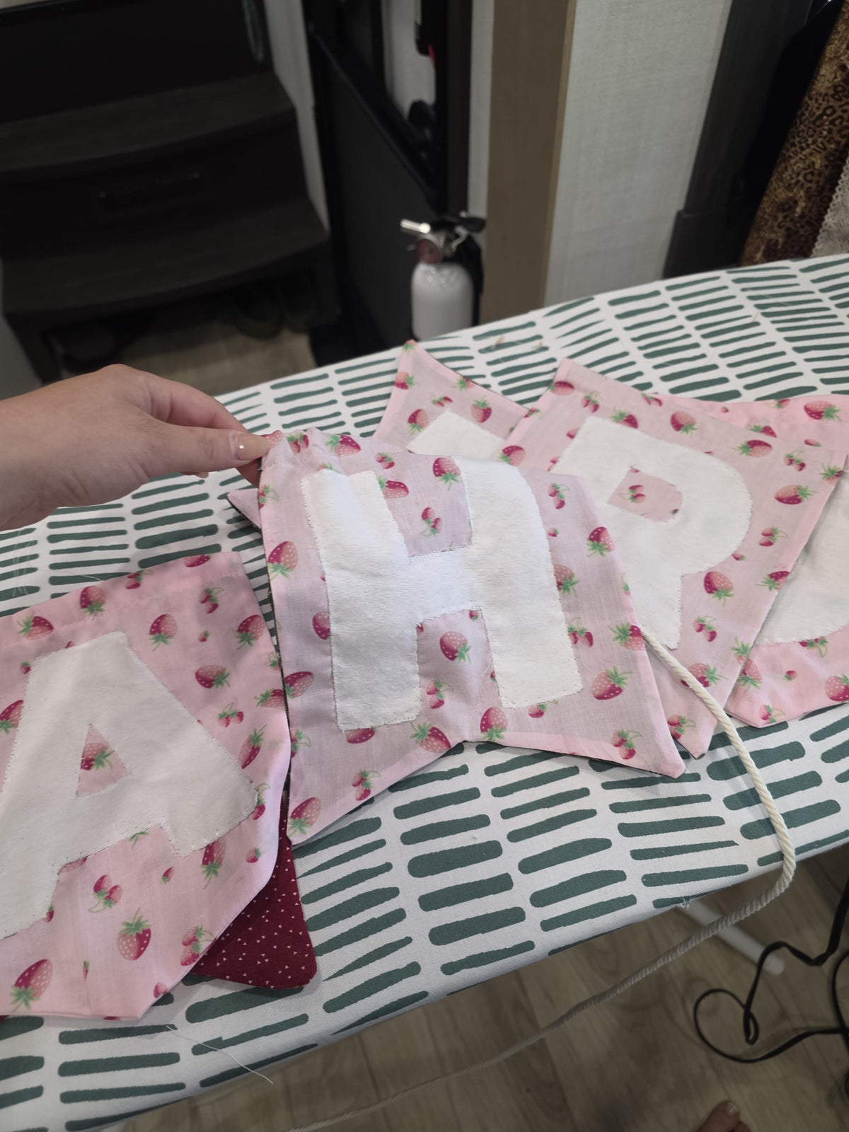 Personalized Name Banner - Handmade - Custom Quilt Banner
