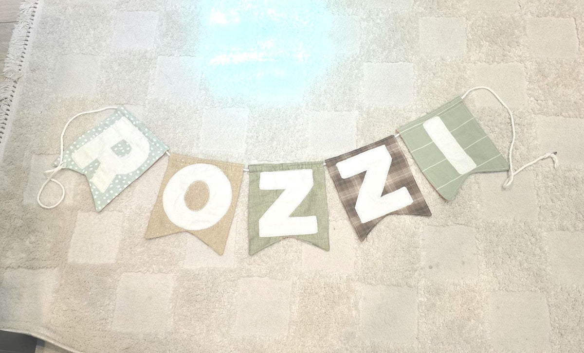Personalized Name Banner - Handmade - Custom Quilt Banner