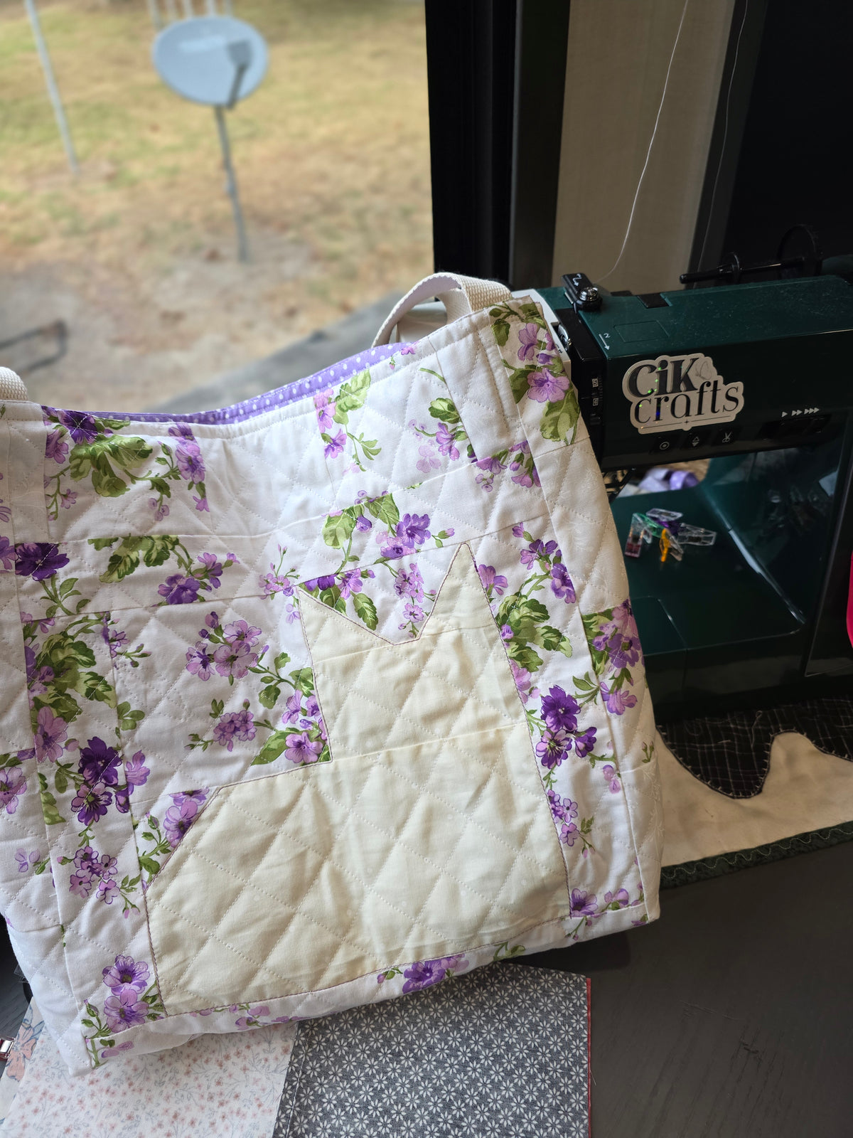 Kitty Cat Tote - Patchwork