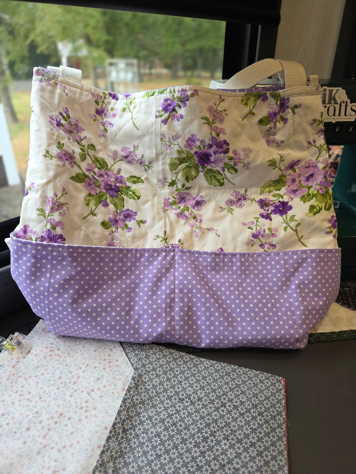 Kitty Cat Tote - Patchwork
