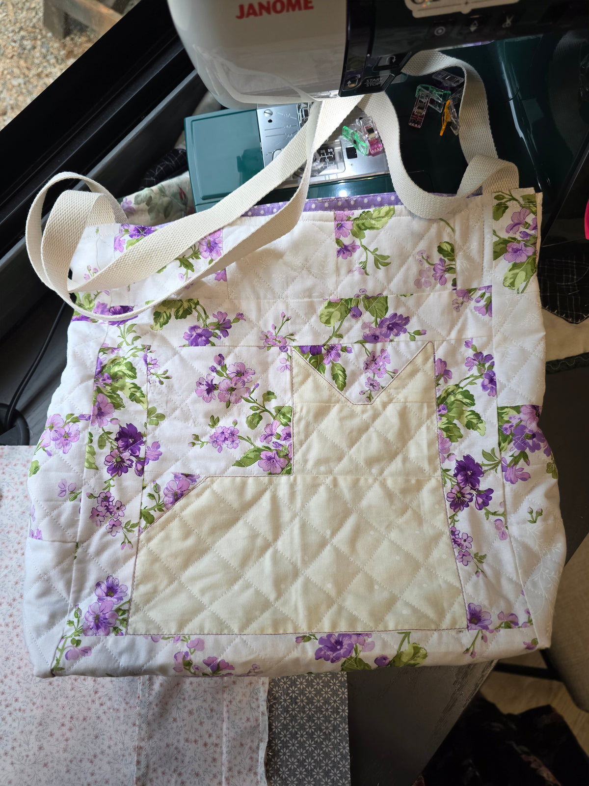 Kitty Cat Tote - Patchwork